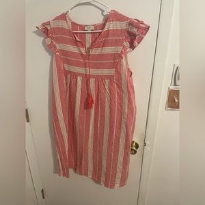 Loft outlet red shift dress xl